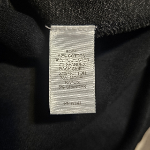 J. Jill Ponte Knit Windowpane Shift Dress Women's size Medium Petite Gray Black - Picture 7 of 8